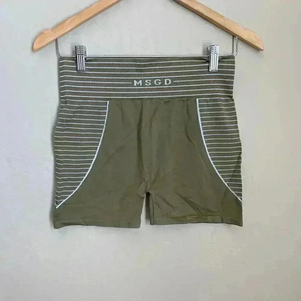 Missguided Seamless MSGD Booty Gym Shorts Bundle (2) Size‎ Medium